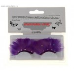 Ресницы перо фиолетовые