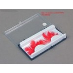 Ресницы перьевые красные